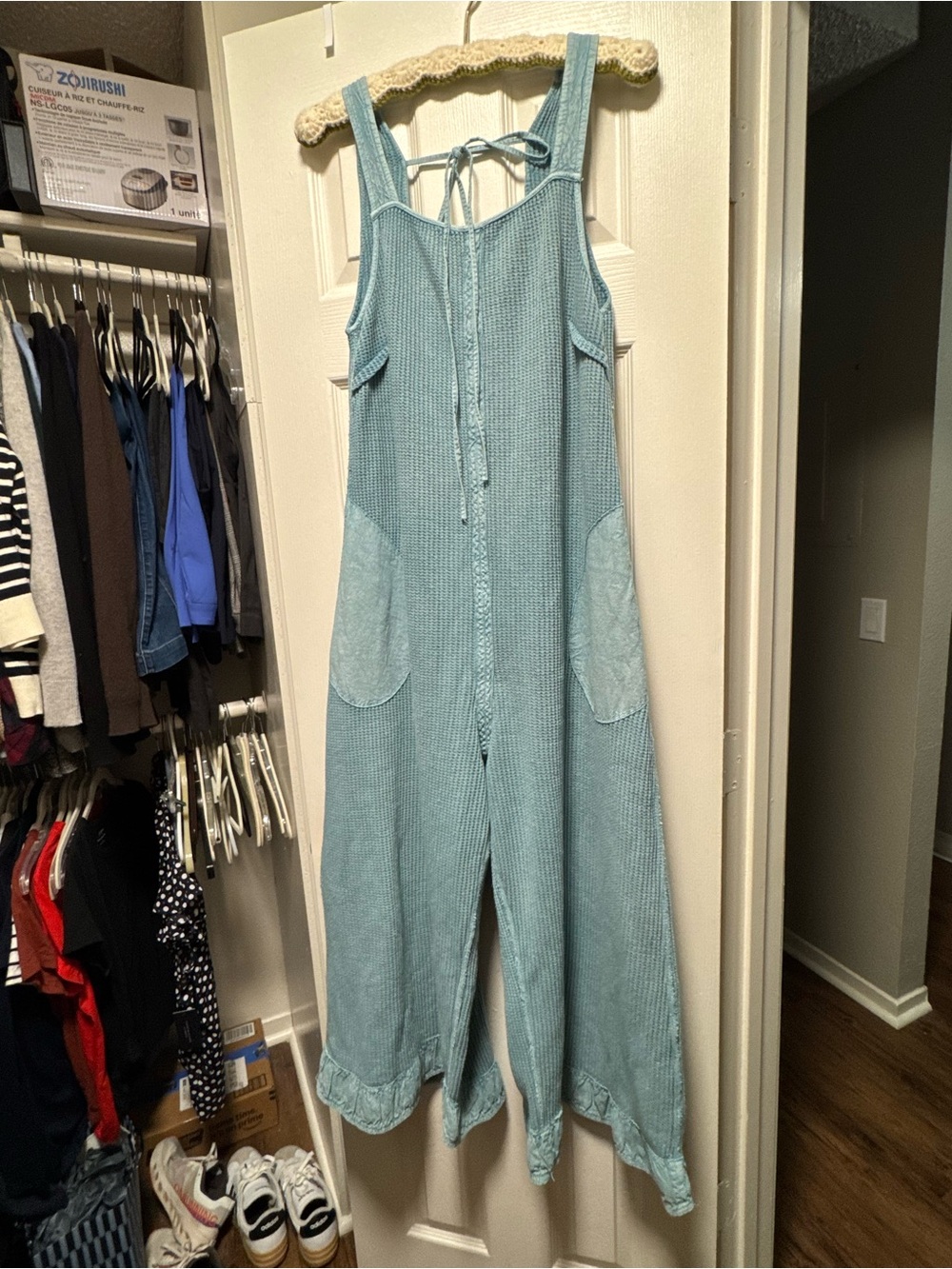 Free Peope Turquoise romper. Size Medium. In like new condition.